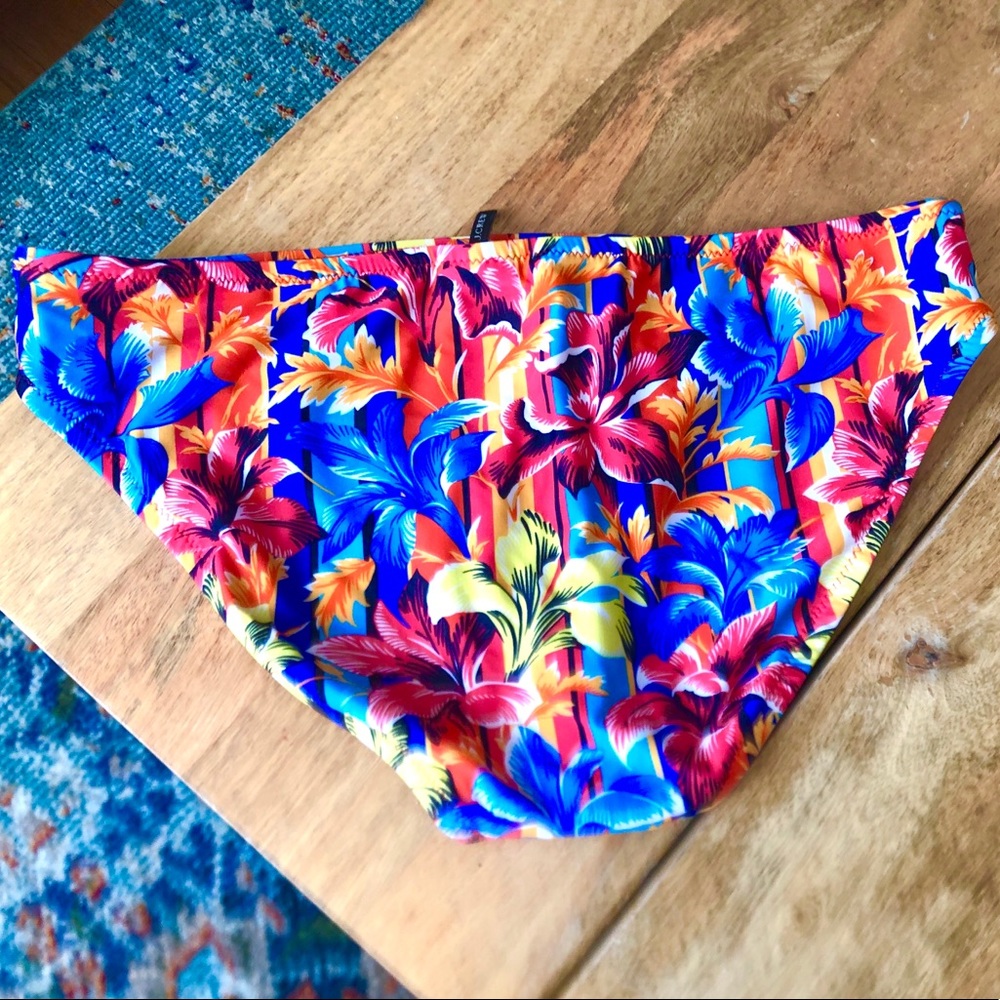NWOT J. Crew Tropical Print Bikini Bottom